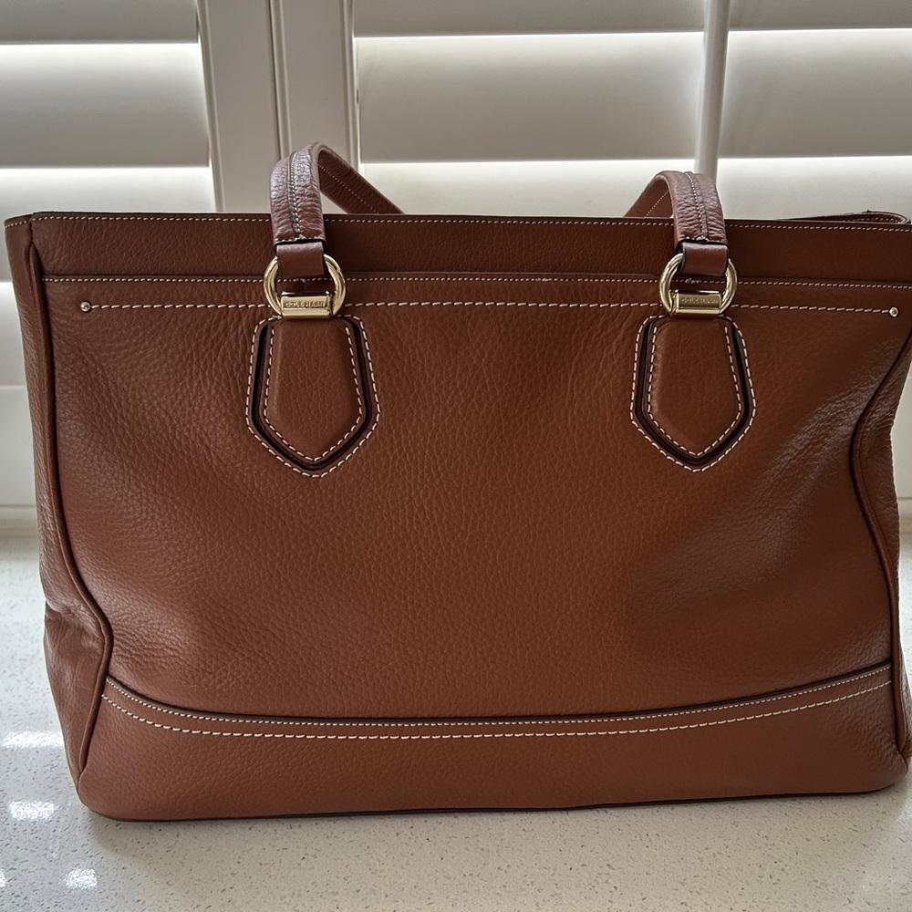 Authentic Cole Haan Tali Double Zip Work Tote